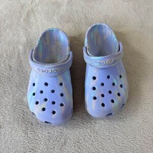 Kids marbled clog crocs